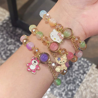 1 Vòng Bộ vòng tay hạt cườm cho bé gái – Trang sức quà tặng handmade