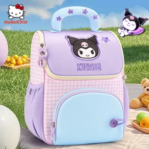 Kuromi Mẫu Giáo Học Sinh Tiểu Học Schoolbag Bé Gái Lớp Một Ba Trẻ Em Bé Gái Ridge Bảo Vệ Giảm Gánh Nặng 20