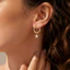 Phụ Nữ Ngôi Sao Vàng Thả Bông Tai Huggie Hoop Dangle Dainty Tối Giản Dễ Thương Hợp Thời Trang 2026 Mặc Hàng Ngày Nhạy Cảm Thân Thiện Với Tai Y2K Xếp Chồng Xếp Lớp Ngôi Sao Lấp Lánh Quà Tặng Cho Người Bạn Thân Nhất BF