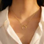 Vòng cổ mặt dây chuyền mặt trăng lưỡi liềm vàng dành cho nữ Dây chuyền tối giản Dainty Y2K Boho Phù thủy Hợp thời trang 2026 Xếp chồng lên nhau Hàng ngày Mặc mạ vàng 18K Đồ trang trí bằng thép không gỉ Quà tặng miễn phí cho cô ấy
