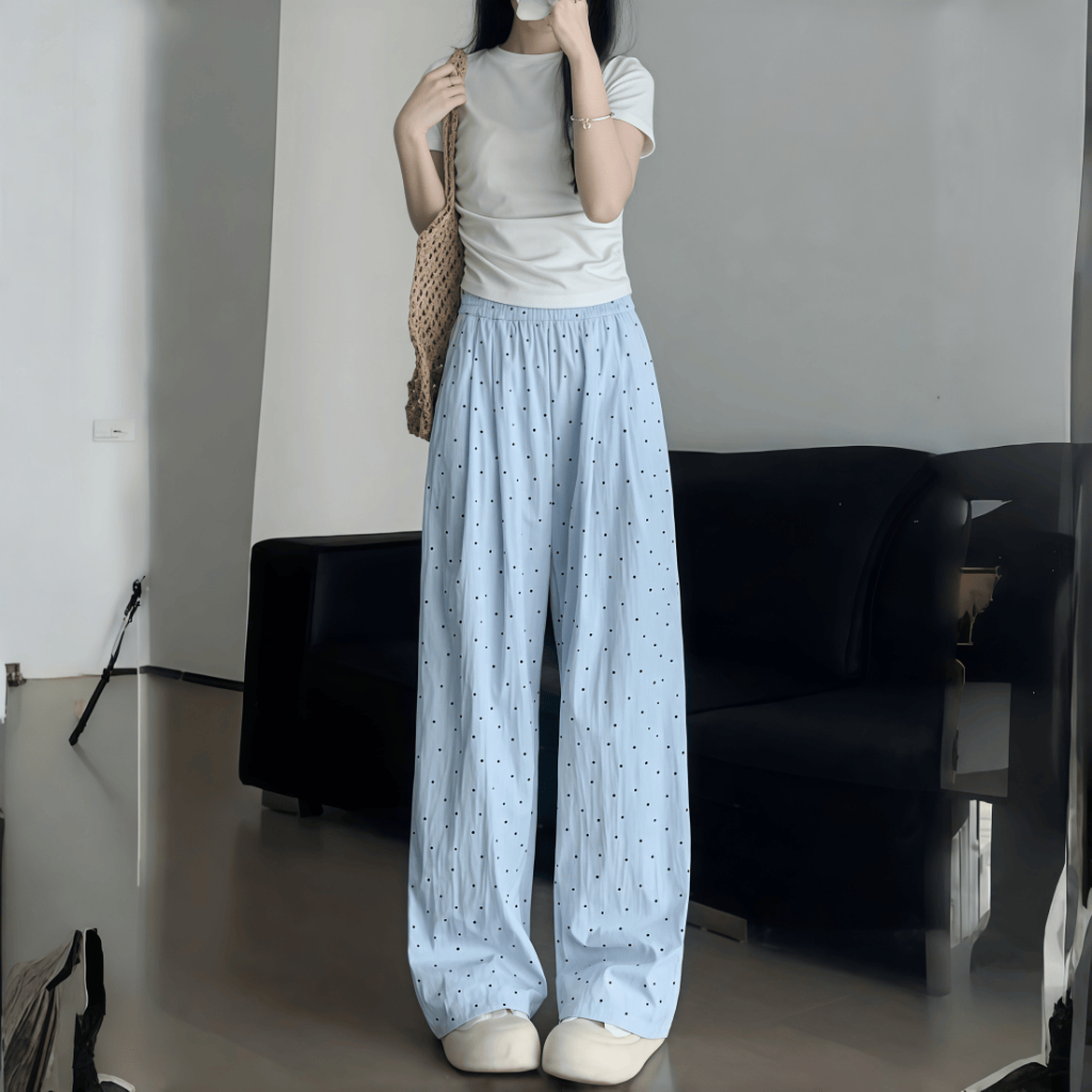 【Bông 100% chất lượng cao】Quần ngủ mặc nhà mùa hè – Kiểu cơ bản – Mỏng nhẹ, rộng rãi thoải mái, thoáng khí – Đồ mặc nhà dễ chịu cho nữ