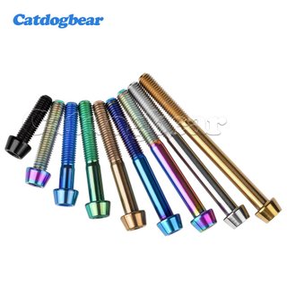 Catdogbear Titan Bu Lông M5x8 9 12 15 16 18 20 25 30 35 40 45 50 55 60mm Allen Chìa Khóa Côn Đầu Vít Cho Xe Đạp Thân Seatpost