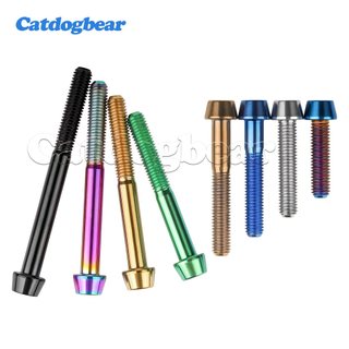 Catdogbear Titan Bu Lông M5x8 9 12 15 16 18 20 25 30 35 40 45 50 55 60mm Allen Chìa Khóa Côn Đầu Vít Cho Xe Đạp Thân Seatpost