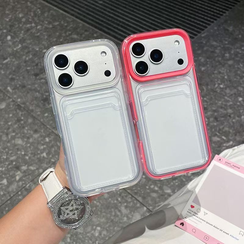 Ốp điện thoại cứng pha lê trong suốt sang trọng phù hợp cho iPhone 17 16 15 14 13 12 11 Pro Max Plus 17Air Ốp lưng