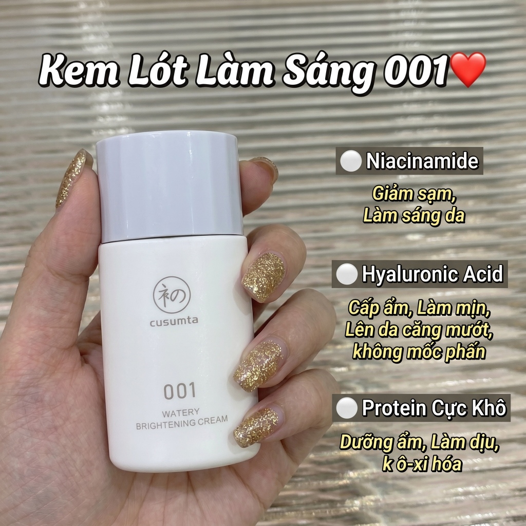 Kem Lót Mặt Trang Điểm Kem Lót Trang Điểm Kiềm Dầu Nâng Tông Che Lỗ Chân Lông Làm Mịn Da Primer 30ml