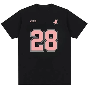 Áo thun cotton 100% phong cách Hàn Quốc unisex họa tiết dân tộc No.28