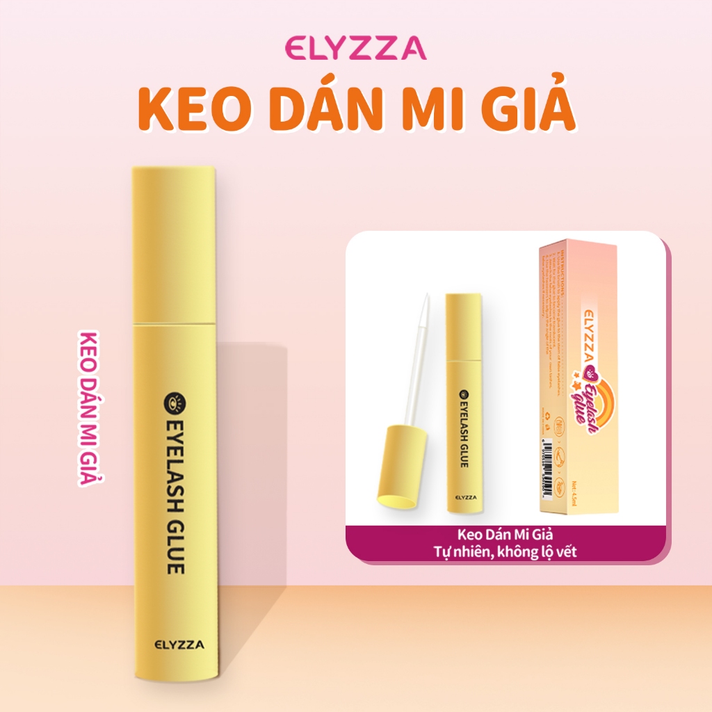 COMBO Keo Dán Mi & Tẩy Trang ELYZZA - Keo Mi Giả Chống Nước, Tẩy Trang Nhẹ Nhàng, Chắc Chắn Bền Lâu