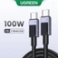Cáp USB-C Sang USB-C UGREEN Phiên Bản Genshin Impact Cáp sạc nhanh UGREEN PD 100W Type C được nâng cấp Cáp dữ liệu Chip E-Marker USB 3.0 cho iPhone 15, Samsung S24 Ultra, Điện thoại Xiaomi Android, iPad, Máy tính xách tay Mackbook Pro