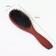Gỗ Chắc Chắn Boar Lông Lông Bàn Chải Tóc Đệm Massage Lược Chống Tĩnh Điện Detangling Tóc Da Đầu Chăm Sóc Bàn Chải Cho Khô Frizzy Tóc Mỏng