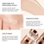 Hoa hồng® Air Cushion BB Cream, Kem nền dưỡng ẩm nhẹ Trang điểm mặt, Kem che khuyết điểm mờ tự nhiên, Kem che khuyết điểm & Bri ghten Kem lót nền khỏa thân đến tông màu da, lâu trôi