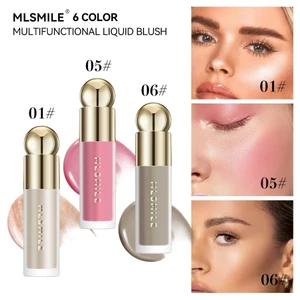 MLSMILE Liquid Blush, Matte Tinted for Cheeks, Lasting Dewy Cheek, Soft Creamy Blush, Blendable Nhẹ, Bảo hiểm mờ có thể xây dựng