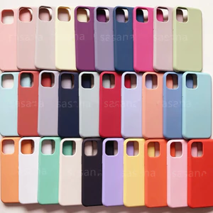 Chất Lượng Cao Cho iPhone 17 / 16 / 15 / 14 / 13 / 12 / 11 / Air / Pro Max 6s 7 8 Plus Xr Xs Max Se mini Vỏ Điện Thoại Silicon Lỏng Bảo Vệ Toàn Diện