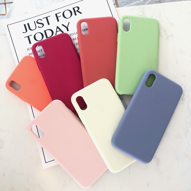 Chất Lượng Cao Cho iPhone 17 / 16 / 15 / 14 / 13 / 12 / 11 / Air / Pro Max 6s 7 8 Plus Xr Xs Max Se mini Vỏ Điện Thoại Silicon Lỏng Bảo Vệ Toàn Diện