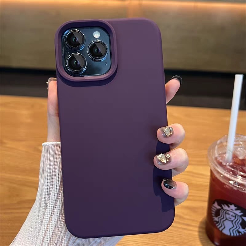 Chất Lượng Cao Cho iPhone 17 / 16 / 15 / 14 / 13 / 12 / 11 / Air / Pro Max 6s 7 8 Plus Xr Xs Max Se mini Vỏ Điện Thoại Silicon Lỏng Bảo Vệ Toàn Diện