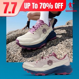 Qiaodan Mountain God 3.0 Giày Chạy Bộ Nữ Đường Dài Đi Bộ Đường Dài Ngoài Trời Ổn Định Chống Trơn Trượt QDF192262977