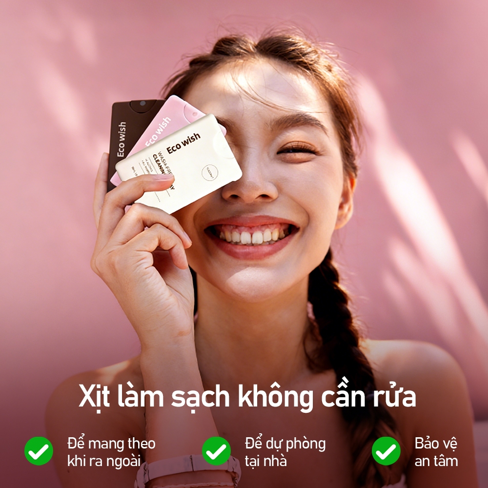 [Khử trùng 99,9%] Xịt khử trùng thực vật Helalife | Bảo vệ tay, an toàn cho bé và làn da nhạy cảm
