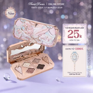 Bộ sưu tập Flower Knows Knight Unicorn Bảng trang điểm Satin 6 màu
