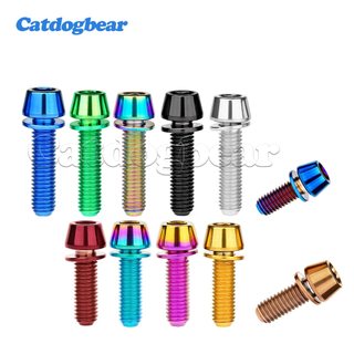 Bu lông titan Catdogbear M5x16 / 18 / 20mm có vòng đệm Thích hợp cho thân xe đạp