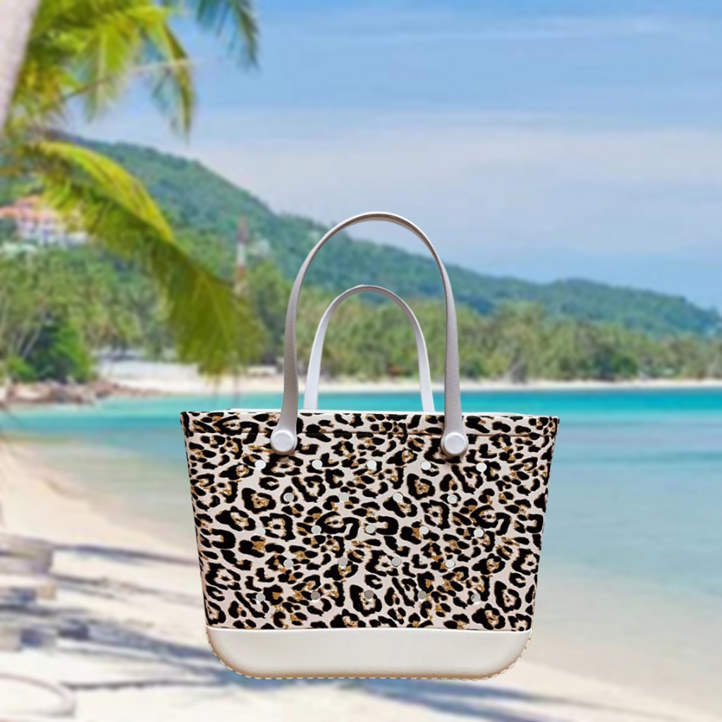 Jfory Túi Tote có thể giặt được Jfory Thời trang có lỗ Túi du lịch chống thấm nước