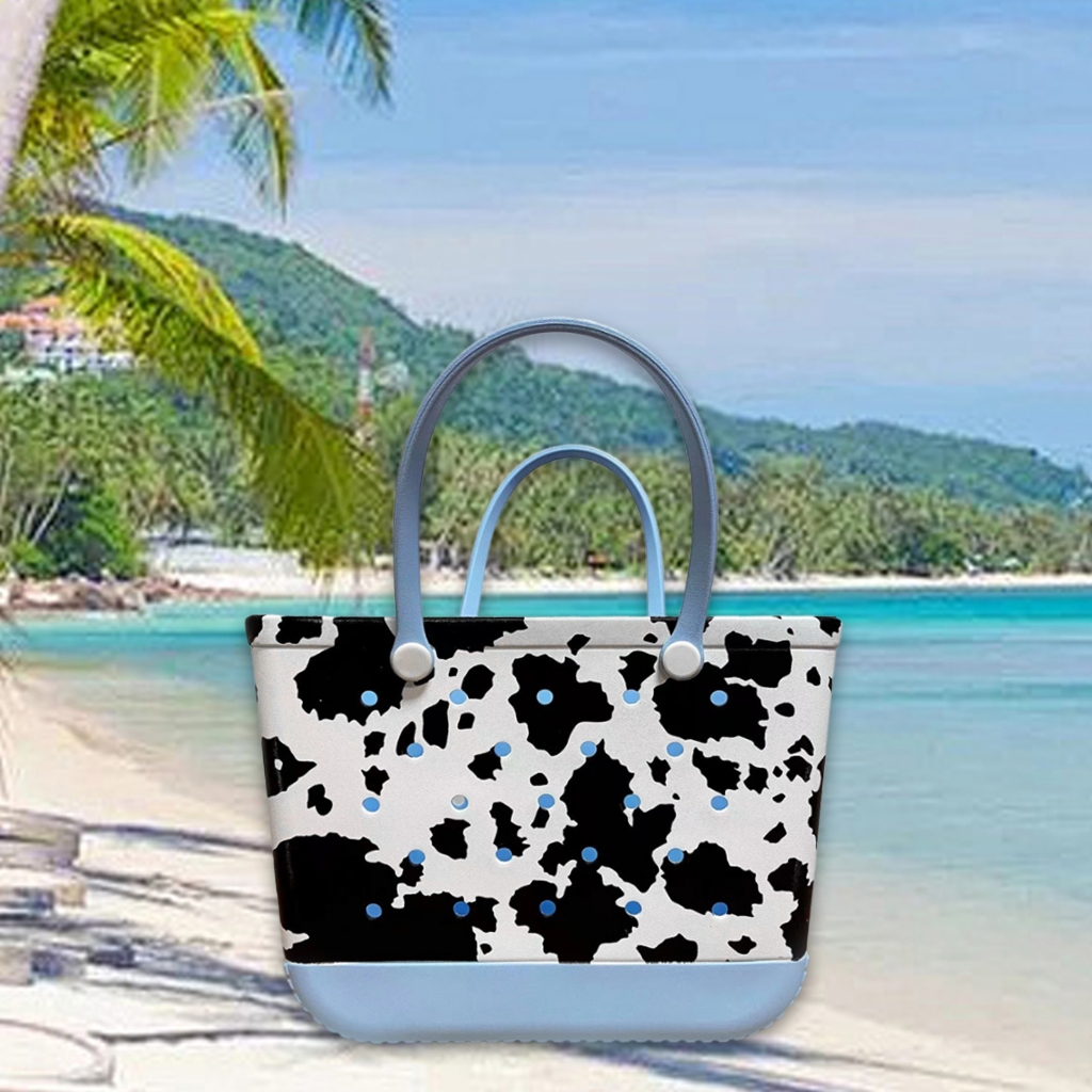 Jfory Túi Tote có thể giặt được Jfory Thời trang có lỗ Túi du lịch chống thấm nước
