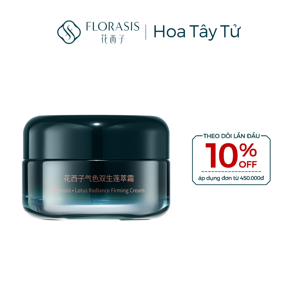 Florasis (Hoa Tây Tử) Kem dưỡng Song Sinh Liên chiết sương ngày & đêm 30g——Kem ngày làm sáng da rạng rỡ tự nhiên , bảo vệ da, phục hồi tổn thương do ánh sáng,kem đêm tái sinh collagen, săn chắc da, làm đầy và mờ nếp nhăn