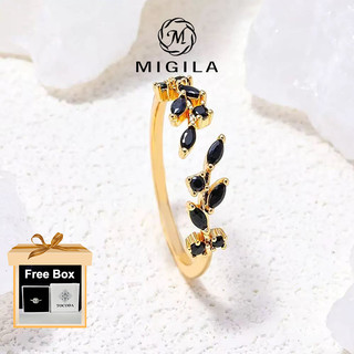 Vòng bọc lúa mì vàng đen MIGILA, chống thấm nước, lâu trôi & chống phai màu! Món quà hoàn hảo cho người thân yêu của bạn! ✨ #MinimalistJewelry #GiftForHer