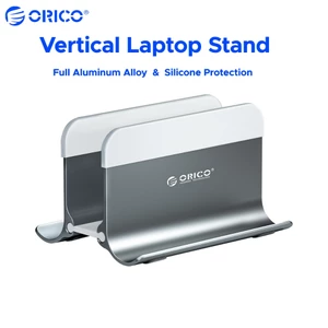 ORICO Dọc Laptop Đứng Hợp Kim Nhôm Nguyên Chất Trọng Lực Tự Động Khóa Giá Đỡ Đa Năng Lưu Trữ Cho MacBook iPad Điện Thoại Silicon Chống Trơn Trượt Dọc Notebook Dock