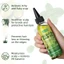 Dầu dưỡng da đầu & tóc Luxfume 120ml Dầu chăm sóc da đầu dịu nhẹ Chống ngứa Detangle Tóc xoăn khô Nuôi dưỡng tóc sáng bóng khỏe mạnh Dầu điều trị tóc miễn phí Paraben