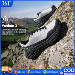 361 Giày Chạy Bộ Địa Hình Nam Mới 2026 Đế Chống Trơn Giảm Sốc Bền Thoáng Khí Đi Bộ Đường Dài Leo Núi