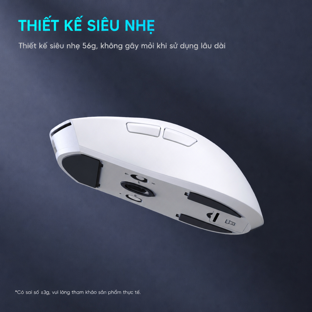 [Còn hàng] Chuột chơi game chuyên nghiệp Mloong 301 Chuột thể thao điện tử ba chế độ Nhẹ 16000 DPI Thiết kế tiện dụng Trải nghiệm chơi game tốt nhất