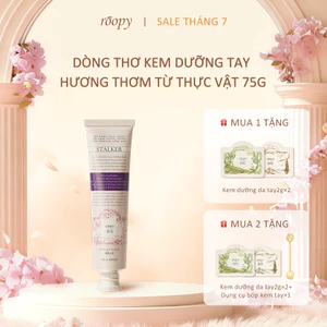 Roopy Kem dưỡng da tay và móng hương nước hoa, thành phần tự nhiên chứa dầu hạt mỡ/dầu ô liu/dầu hoa cải trắng, hương thơm pha chế riêng, dưỡng ẩm mềm mịn da tay 75g-Quà tặng sinh nhật / Valentine / 8/3 / Lễ Tết