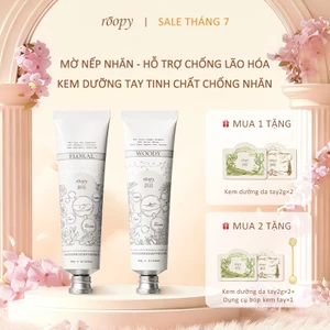 Kem dưỡng tay chống lão hóa Roopy 60g – dưỡng ẩm, phục hồi, săn chắc, đàn hồi, mềm mịn, không nhờn rít, chứa 10% Pro-Xylane