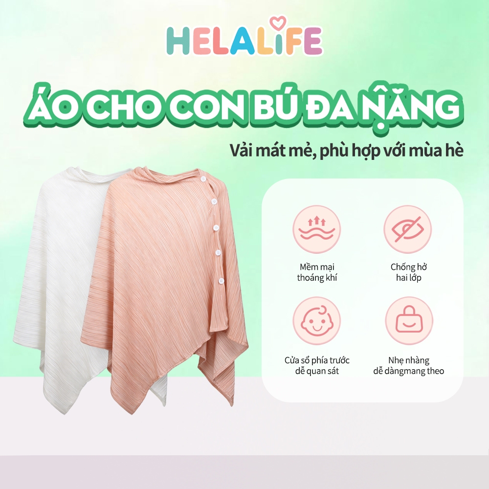 Helalife Đa Năng Đi Chơi Điều Dưỡng Quần Áo Bao Thiết Kế Chống chói Hai Lớp Thoáng Khí Thoải Mái Khăn Điều Dưỡng Bảo Vệ Quyền Riêng Tư Nhẹ Có Thể Gập Lại Lưu Trữ