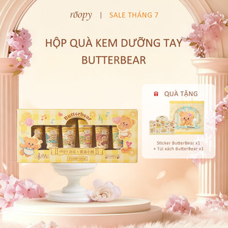 [Roopy × Butter Bear] Dòng "Âm Nhạc" Kem dưỡng da tay và móng hương nước hoa phiên bản hợp tác 12g*6, chứa dầu hạt mỡ / dầu ô liu, công thức 3 tầng hương pha chế riêng, dưỡng ẩm mềm mịn – Quà tặng sinh nhật / Valentine / 8/3 / Tốt nghiệp / Lễ Tết