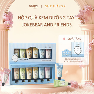 [Roopy × Joke Bear] Kem dưỡng da tay và móng hương nước hoa phiên bản hợp tác 12g*6, chứa dầu hạt mỡ / dầu ô liu, công thức 3 tầng hương pha chế riêng, dưỡng ẩm mềm mịn – Quà tặng sinh nhật / Valentine / 8/3 / Tốt nghiệp / Lễ Tết