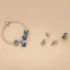 Hạt charm BAMOER bạc 925 họa tiết ngôi sao thời trang cho nữ