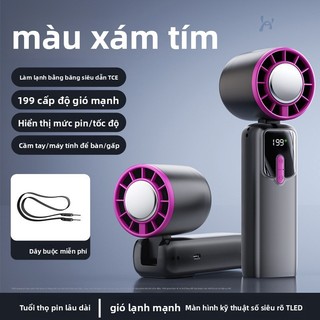 Màn hình kỹ thuật số USB 100 tốc độ Gấp tốc độ cao Pháo không khí nhỏ Turbo Bán chạy Quạt cầm tay Mini cầm tay hàng loạt