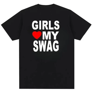 Love My Hợp Thời Trang Vui Vẻ Retro Nam Thời Trang Hàng Đầu Phổ Biến Cotton Nguyên Chất Thoải Mái Áo Thun
