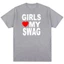 Love My Hợp Thời Trang Vui Vẻ Retro Nam Thời Trang Hàng Đầu Phổ Biến Cotton Nguyên Chất Thoải Mái Áo Thun
