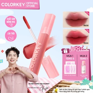 Son Kem Lì Velvet COLORKEY, Mịn Nhẹ, Lên Màu Chuẩn, Không Lem 2.5g