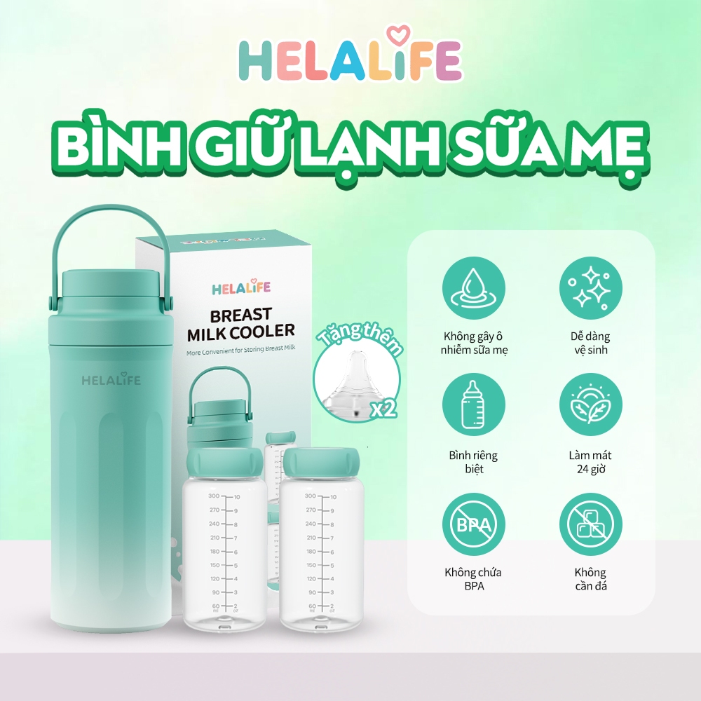 Helalife L9 Sữa Mẹ Tủ Lạnh Cốc Di Động Giữ Nhiệt Cốc Di Động Tủ Lạnh Cốc Tủ Lạnh Tủ Lạnh