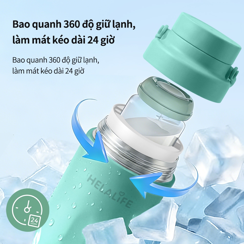 Helalife L9 Sữa Mẹ Tủ Lạnh Cốc Di Động Giữ Nhiệt Cốc Di Động Tủ Lạnh Cốc Tủ Lạnh Tủ Lạnh