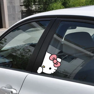 Dễ Thương Peeking kitty Cat Probe Anime Hoạt Hình Dán Xe Ô Tô Sáng Tạo Độc Đáo Xe Chống Thấm Nước Dán