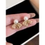Vintage Phong Cách Pháp Rỗng Filigree Lưới Nơ Bông Tai Màu Vàng Vỏ sò Cạnh Mini Trang Trí Kim Cương Giả Tròn Mịn Ngọc Trai Bông Tai Thanh Lịch Hẹn Hò Văn Phòng Nhẹ Nhàng Phù Hợp Với Trang Sức