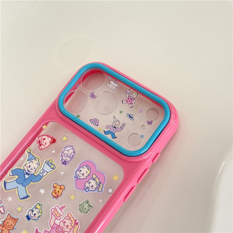 IPhone 17 Pro Max Họa tiết nhân vật hoạt hình Chất liệu TPU Vỏ điện thoại xử lý IMD