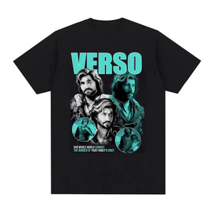 Retro Verso33 Expedition Team Obscur Áo thun phong cách đường phố Hip Hop thời trang nam