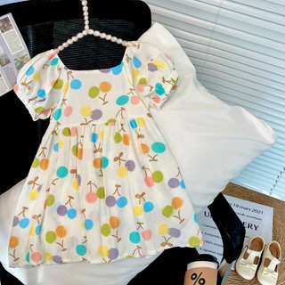 MuyoNowo Kids Ngẫu Nhiên 5 Chiếc Váy Hoa Bộ Váy Ngắn Tay Mùa Hè Cho Bé Gái