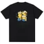 Áo thun Cotton nguyên chất thoải mái họa tiết Minion vui nhộn dành cho nam và nữ
