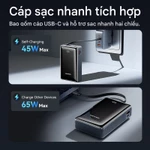 Vention Sạc dự phòng có sạc nhanh 65W -20000mAh, PD 3 chiều, QC 4.0, Dây Cáp Tích Hợp, Màn Hình LED, 3 cổng sạc, Nhanh Cho Laptop/Máy Tính Xách Tay/phone 17/16/15/14/13/12/11, samsung, xiaomi, Được Mang Lên Máy Bay, Hàng Chính Hãng, BH 12 tháng — ảnh 5