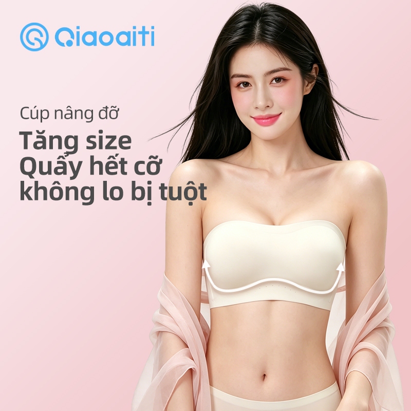 Áo Lót Nữ Áo Bra Nữ Qiaoaiti Bra Áo Không Dây Nâng Vòng 1 Không Gọng Có Mút Đệm Gom Quả Chống Xệ 622